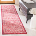 SAFAVIEH Brentwood Collection 2 x 8 Red / Ivory BNT832Q Medallion Distressed Non-Shedding Living Room Entryway Foyer Hallway B