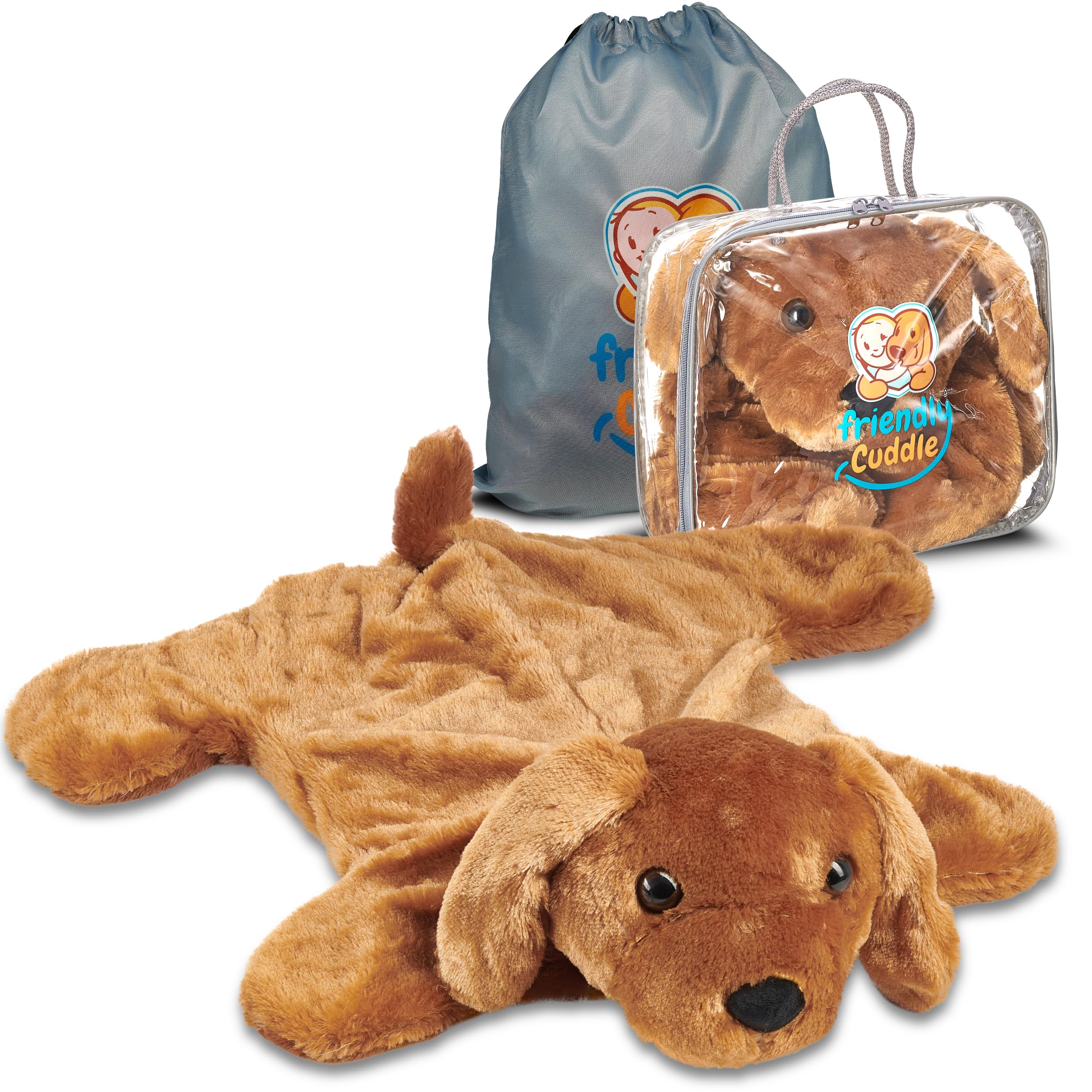 Friendly Cuddle Weighted Lap Pad For Kids 5 Lbs. Sensory Weighted Stuffed Animals Lap Blanket For Kids Adults With Sensory Proce