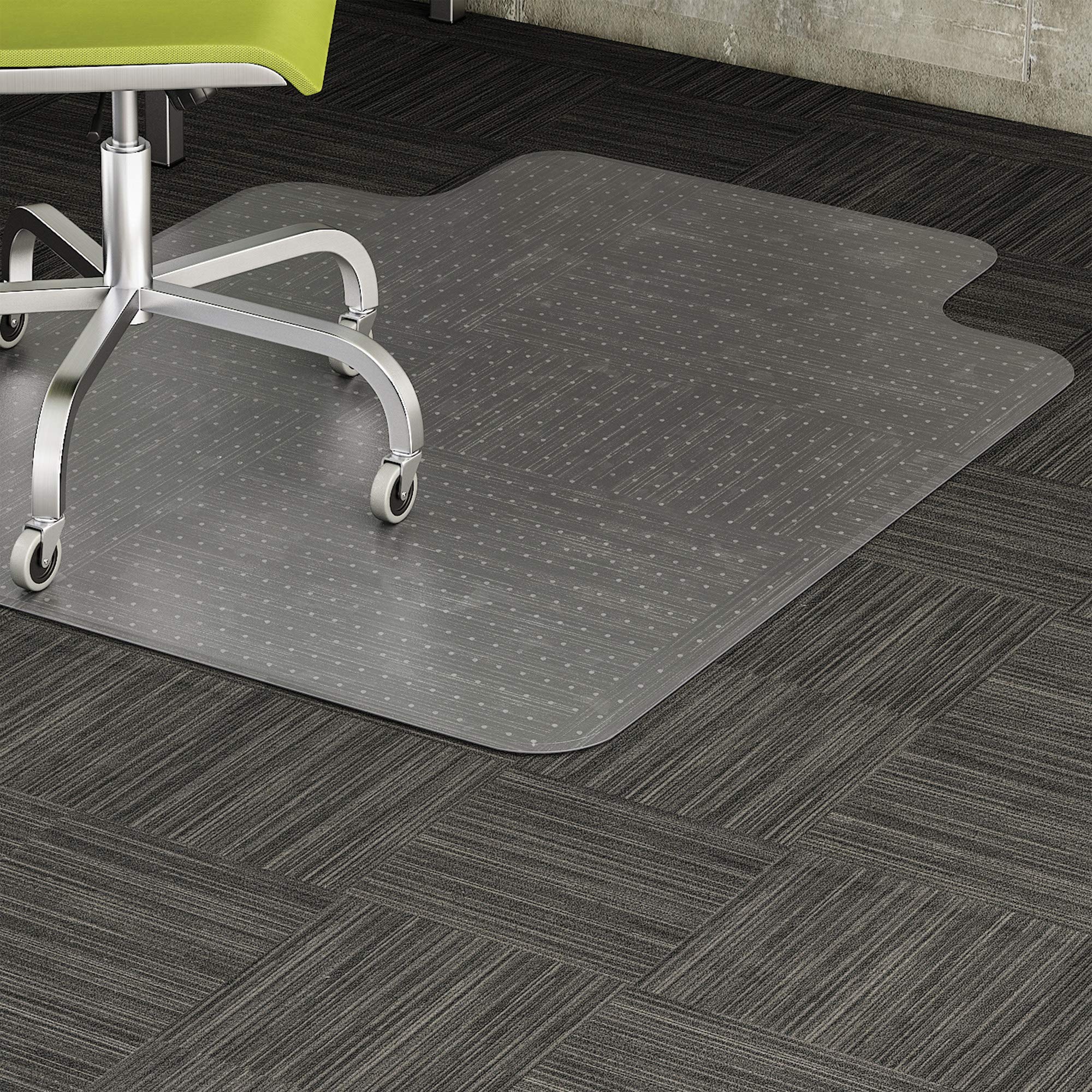 Lorell, Llr69159, Wide Lip Low-Pile Chairmat, 1 Each, Clear