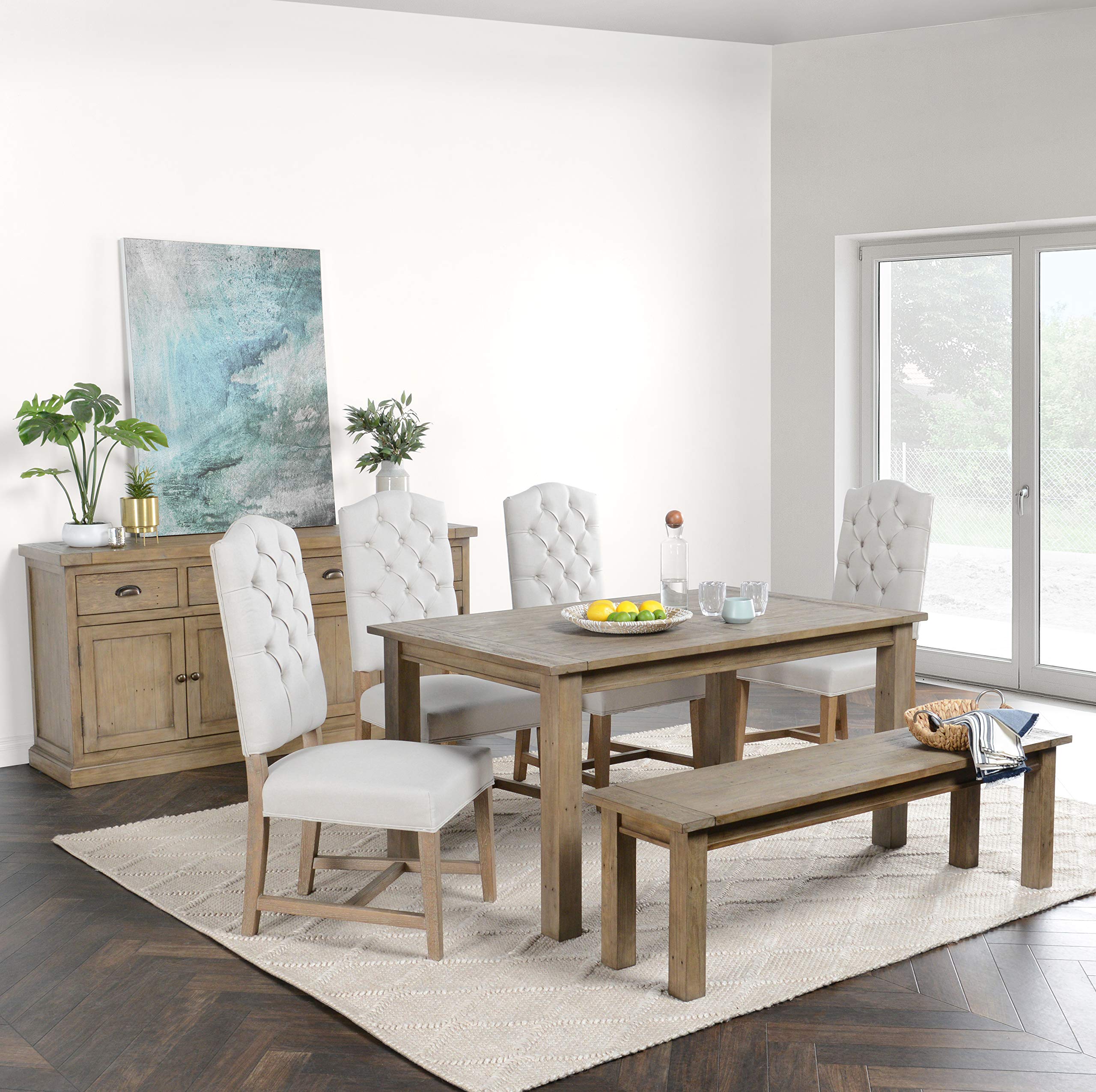 Kosas Home Driftwood Dining Tables, Desert Gray