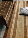 ORFA HOME Custom Size Path Hallway Runner Rug Slip Resistant, 26 Inch Wide x Your Choice of Length Size, Brown, 26 Inch X 9 Feet