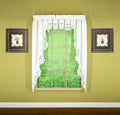 Today'S Curtain Imperial Classic Drawn Cutwork Window Swagger, 63-Inch, White
