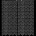 Geecomfy Crystal Beaded Curtain 2 Panels 35.5 X 79 Inches 45 Strands Acrylic Hanging Door Beads String Curtain Room Divider For