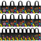 BANBALLON 20 PCS Neon Party Favor Bags Glow Birthday Party Supplies Glow in the Dark Party Favor Bags Glowing with Me Goodie Bag