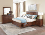 Intercon San Mateo Nightstand with 3 Drawers, Tuscan Bedside Tables