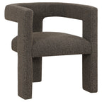 Coaster Home Furnishings Petra Boucle Upholstered Accent Side Chair Chocolate Brown