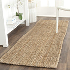 Safavieh Natural Fiber Collection Runner Rug - 2'3'' X 21', Natural, Handmade Farmhouse Jute, Ideal For High Traffic Areas In Li