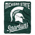 Northwest Ncaa Michigan State Spartans Unisex Alumniraschel Blanket, Team Colors, 50X60 Inches (Model: 1Col070500031Ret)