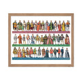 Poster Master Vintage Infographic Poster - Retro Historical Print - Gift for Artist, Friend - Kings and Queens of Great Britain,