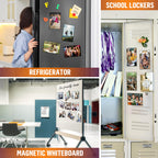 Juzari 10 Pack 5X7 Magnetic Picture Frames For Refrigerator - Magnet Picture Frames For Fridge - Magnetic Photo Sleeves - Magnet