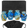Trupoint Memorials Keepsake Urns for Human Ashes, Cremation Urn for Human Ashes, Decorative Mini Urn for Ashes for Women and Men