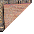 Liora Manne Marina Low Profile Durable Indoor/Outdoor Woven Rug- Tribal Stripe Black 4'10' X 7'6'