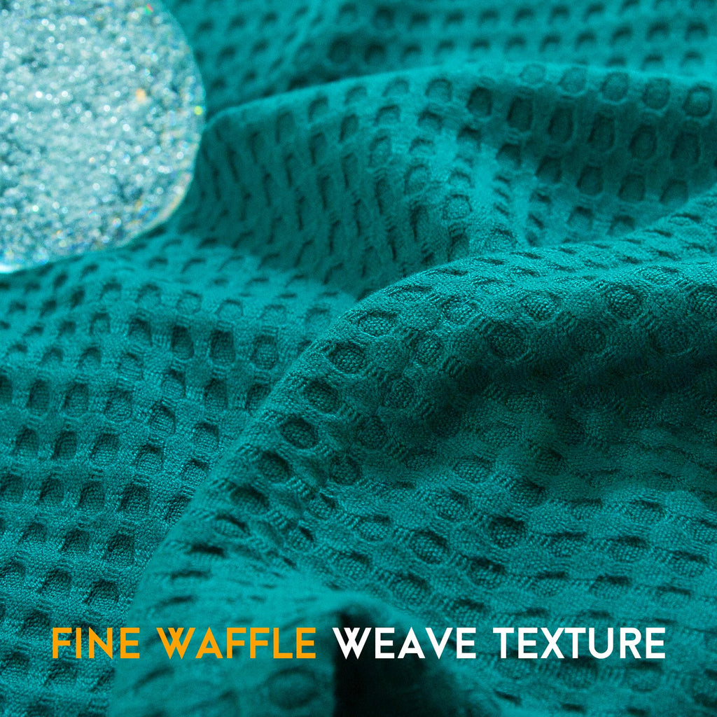 Amyhomie Cooling Blanket Queen Size, 100% Rayon Derived From Bamboo, Cool Summer Blanket For Hot Sleepers Soft Comfy Waffle Ligh