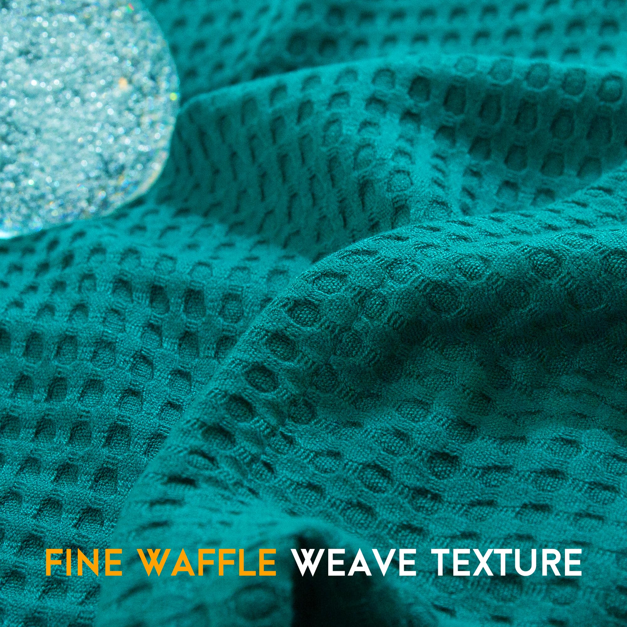 Amyhomie Cooling Blanket Queen Size, 100% Rayon Derived From Bamboo, Cool Summer Blanket For Hot Sleepers Soft Comfy Waffle Ligh