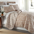 Southshore Fine Living, Inc. Paisley Quilt Set, Coverlet Bedspread 3-Piece Bohemian Bedding Set With Two Matching Shams (108 In