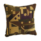 Blazing Needles Jacquard Chenille Throw Pillow, 17", Tate Grape