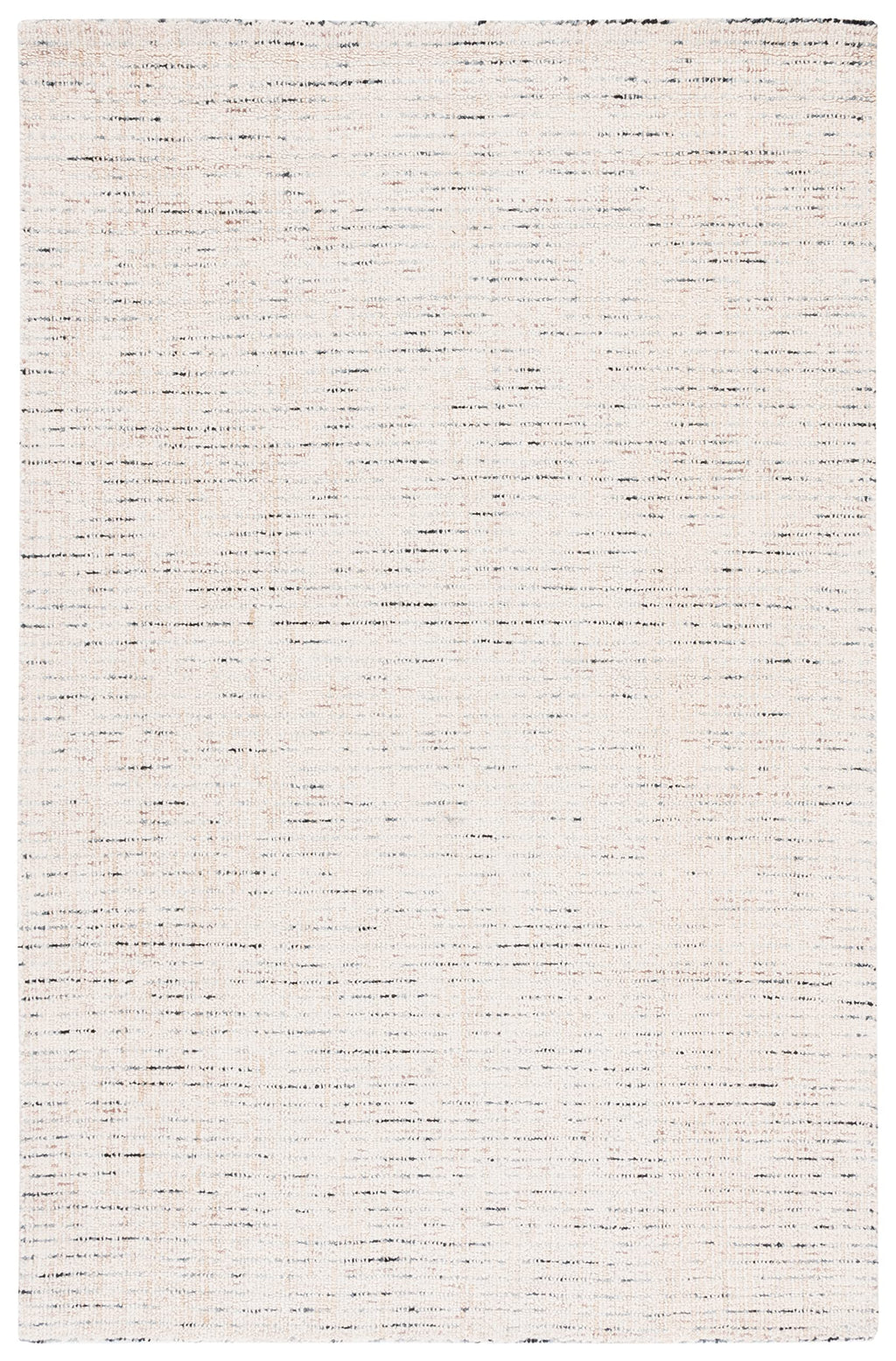 Safavieh Abstract Collection Area Rug - 6' X 9', Ivory & Blue, Handmade Wool, Ideal For High Traffic Areas In Living Room, Bedro