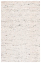 Safavieh Abstract Collection Area Rug - 9' X 12', Ivory & Blue, Handmade Wool, Ideal For High Traffic Areas In Living Room, Bedr