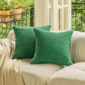 Home Brilliant Throw Pillow Covers 26X26 Euro Sham Covers Super Soft Striped Corduroy Decorative For Couch Bench Sofa Bedroom Pa