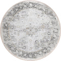 Marbella Mb2 Beige Traditional Rug Round 4' X 4'