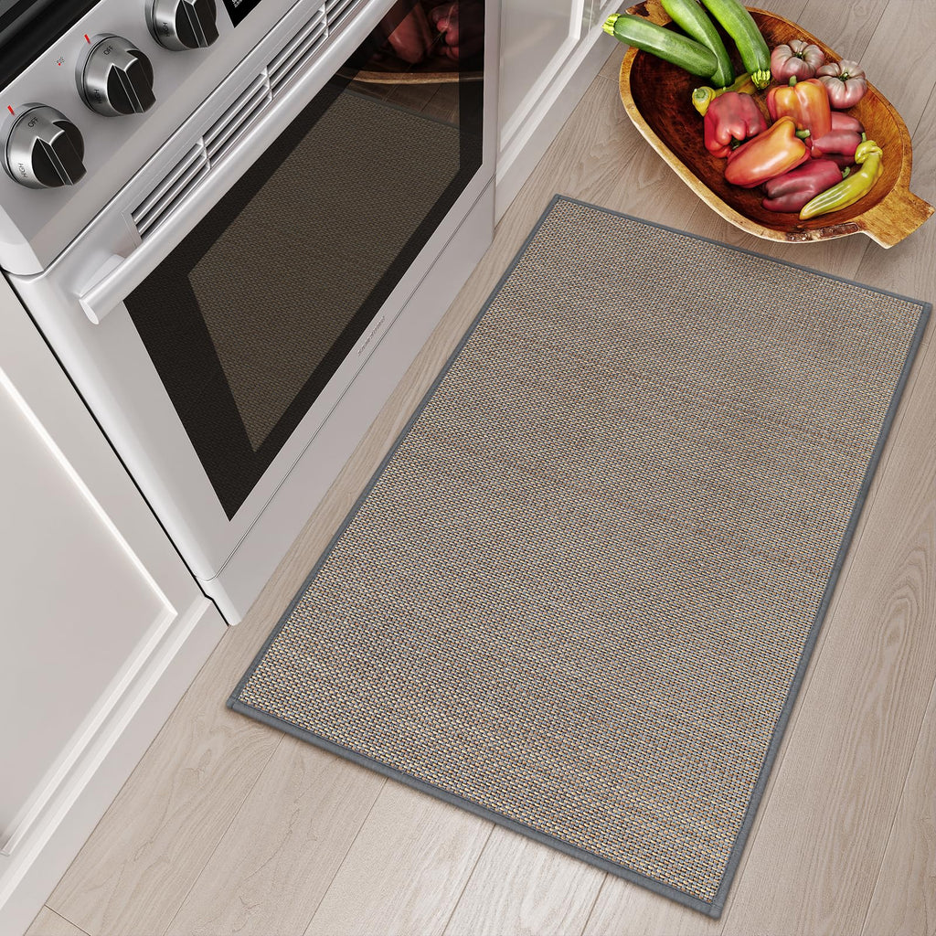 Lahome Farmhouse Kitchen Entryway Rug, 2X3 Door Mat Indoor Entrance Washable Small Bathroom Rugs For Bedroom Non Slip Throw Rug