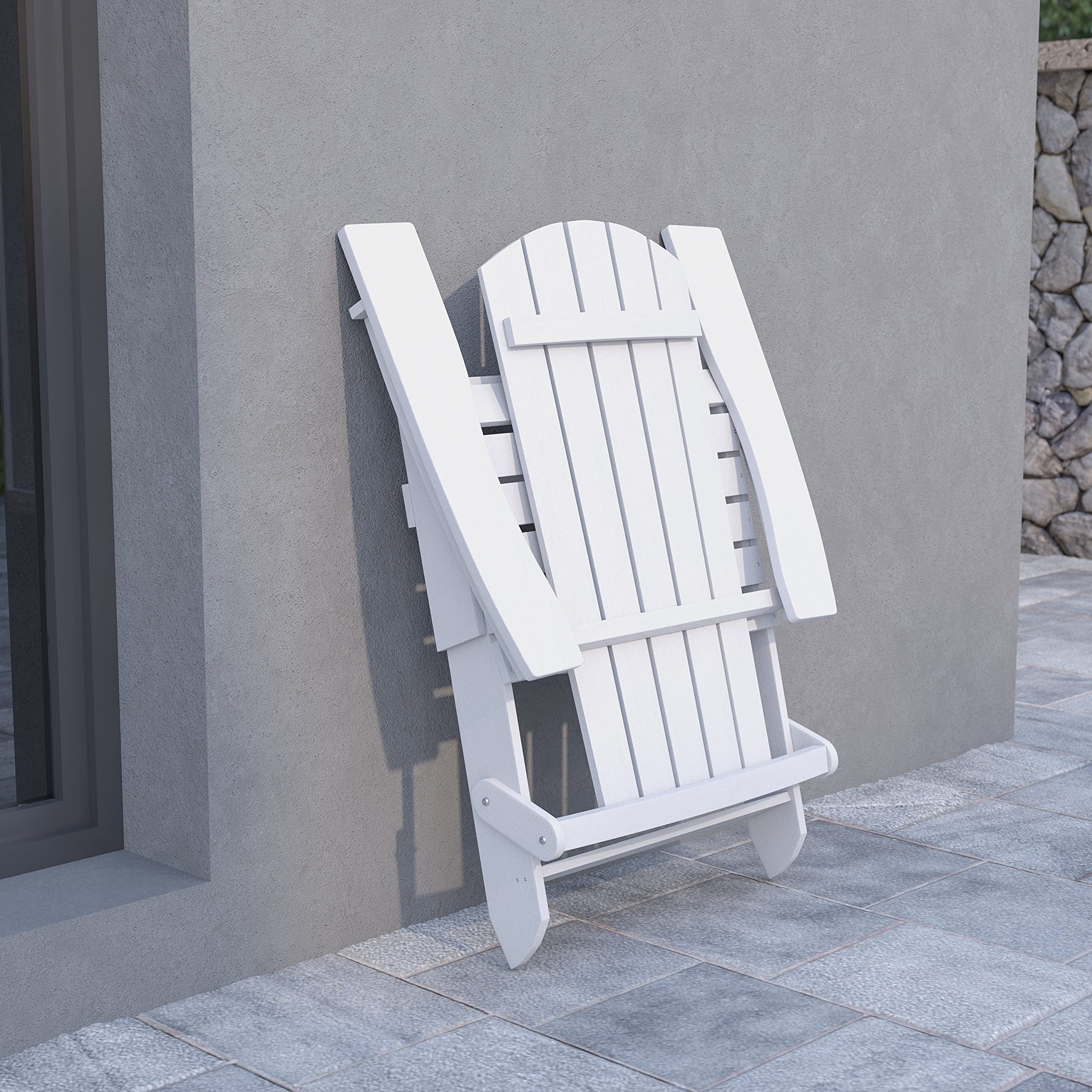 Flash Furniture Charlestown Adirondack Chair - Thumbnail 3