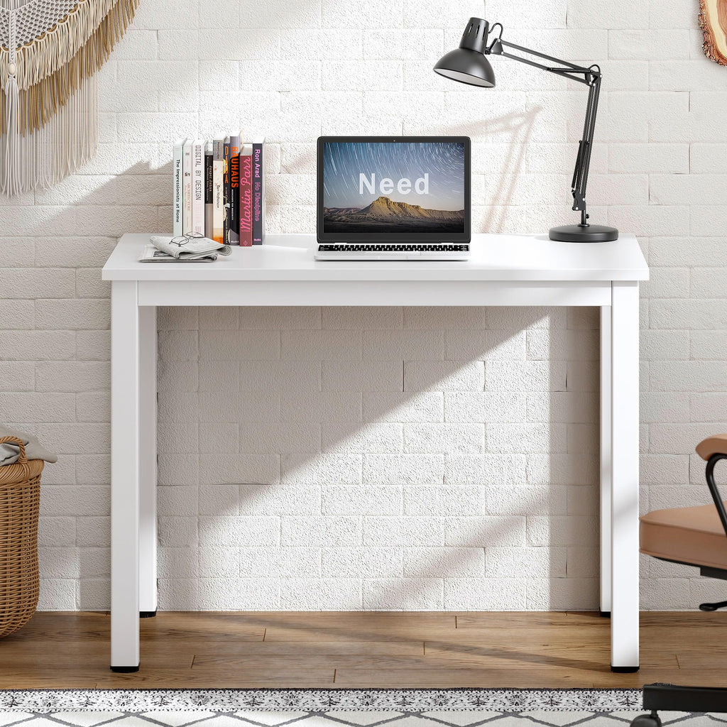 Need Small Table - 31.5 Inch Study Desk For Narrow Spaces,Sturdy And Heavy Duty Study Workstation For Laptop-Easy Assembly Homework Desks Ac3Dw8040