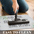 Luvadian Please Remove Your Shoes Doormat - Shoes Off Doormat, Take Off Your Shoes Door Mat, Funny Welcome Mats For Front Door,
