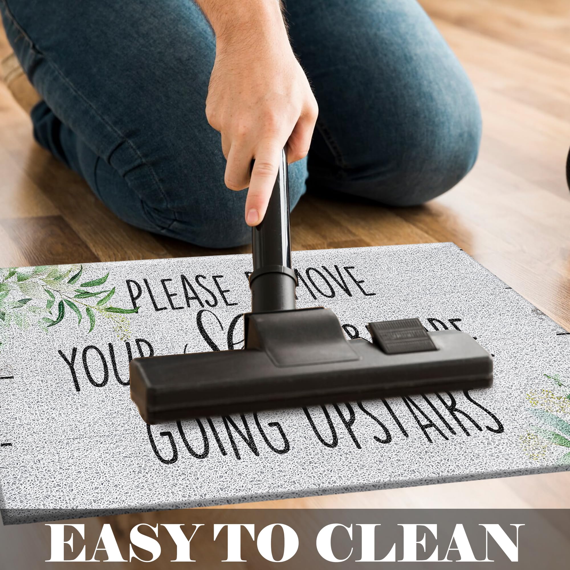 Luvadian Please Remove Your Shoes Doormat - Shoes Off Doormat, Take Off Your Shoes Door Mat, Funny Welcome Mats For Front Door,