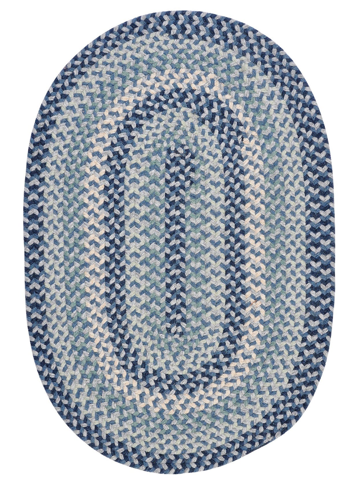 Boston Common Polypropylene Braided Rug, 10-Feet By 13-Feet, Capeside Blue