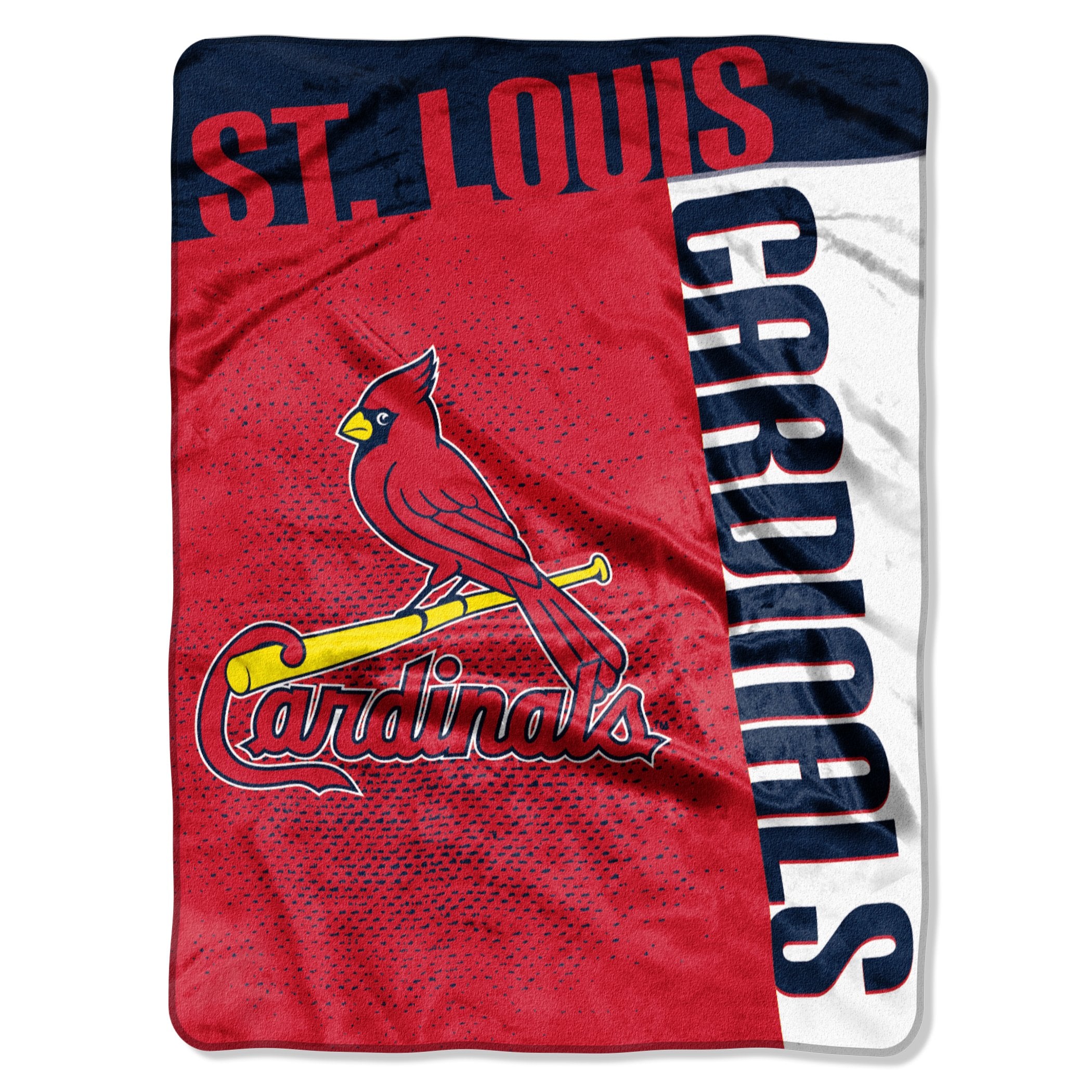 The Northwest Company MLB St. Louis Cardinals Raschel Throw Blanket, 60 x 80, Strike