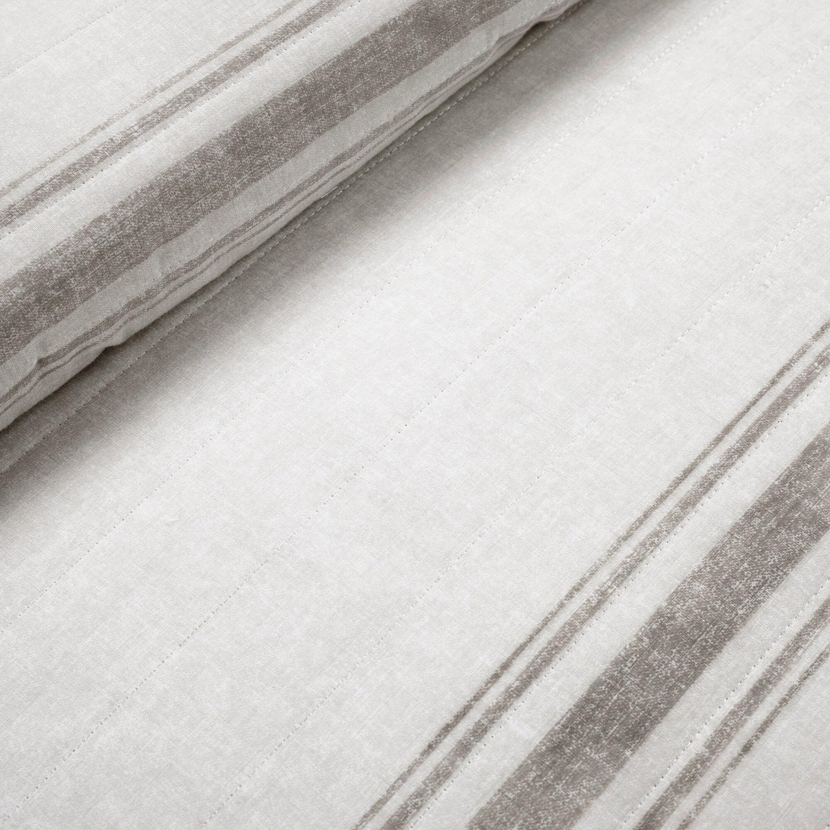 Lush Decor Farmhouse Stripe Reversible Quilt Set, 2 Piece Set, Twin Xl, Gray - Twin Bedding Set - Dorm Decor - Striped Quilt For