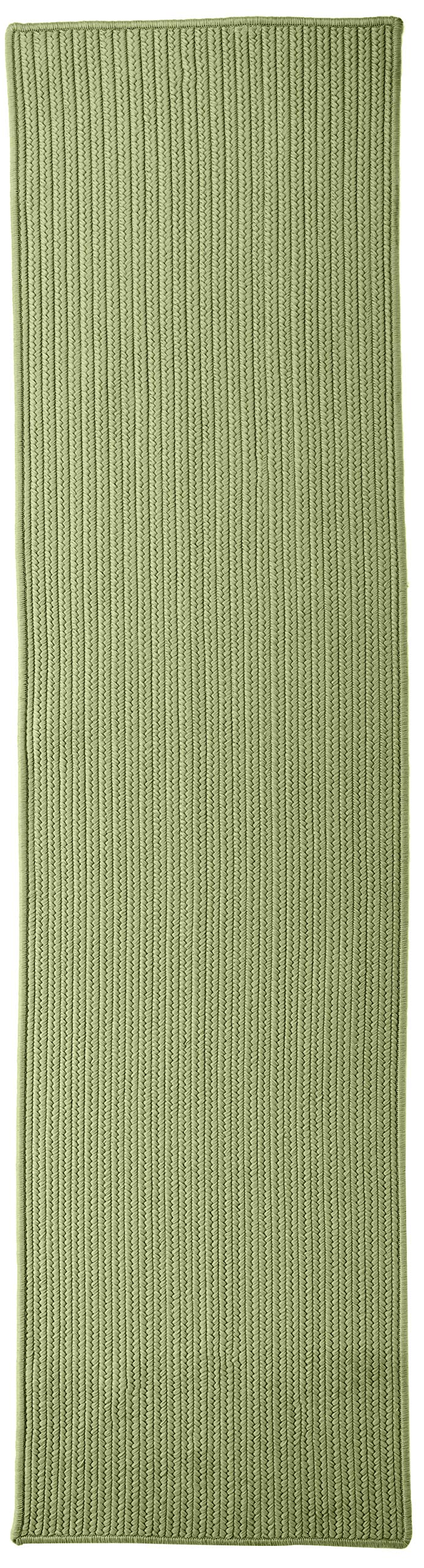 Colonial Mills All-Purpose Mudroom Braided Rug, 2'6 X 9' , Moss Green