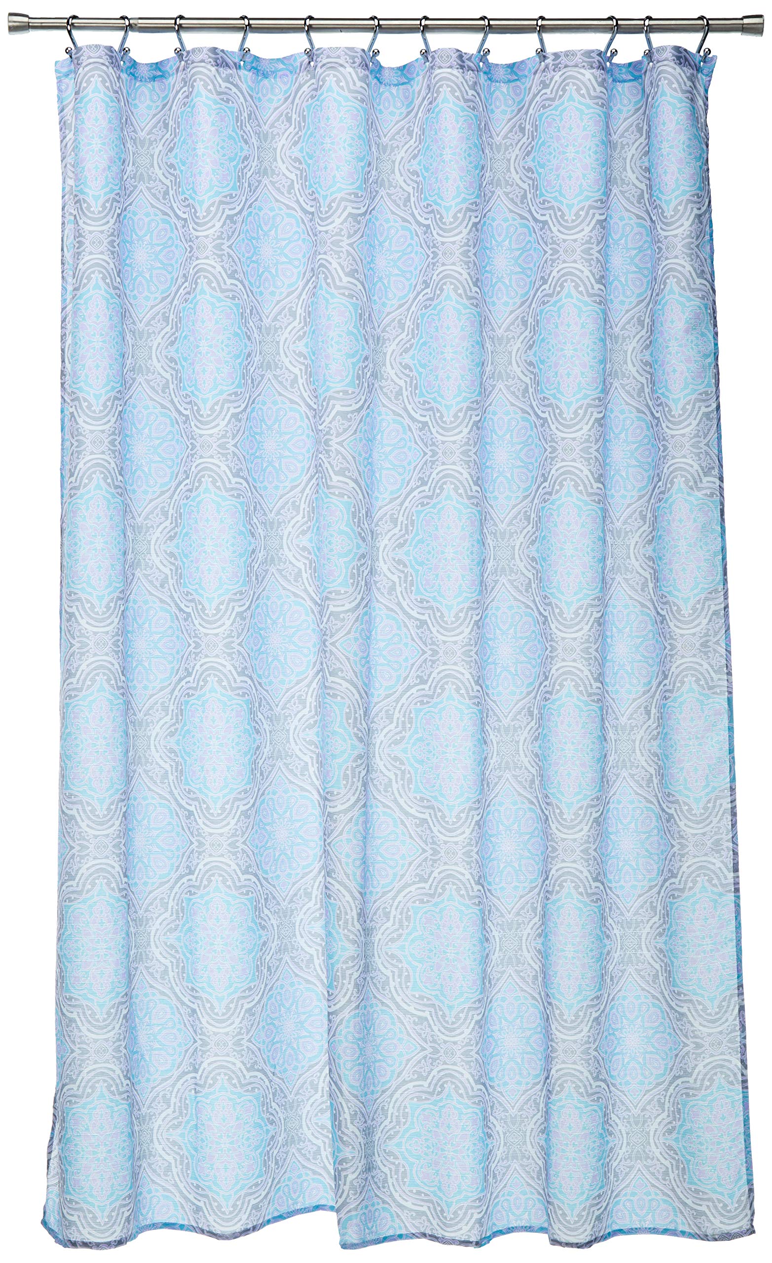 Linen Store Shower Curtain For Bathroom Printed Durable Fabric Canvas Shower Tub Decor, Wateresistant Curtains, 70'X70' Lexi,