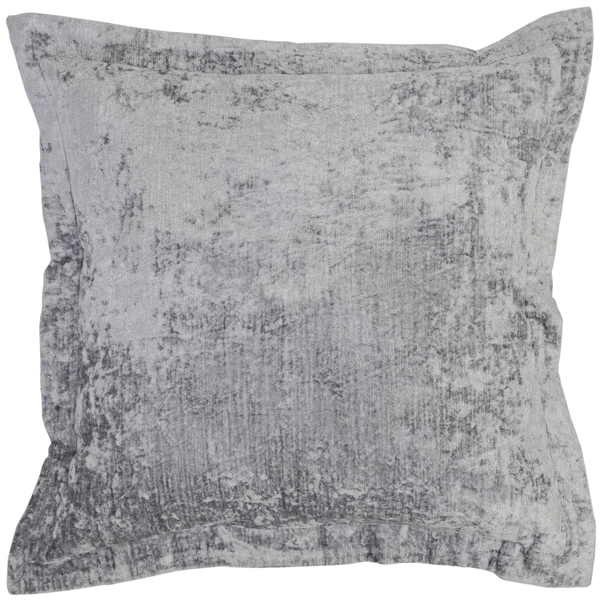 Universal Lighting and Decor Kosas Home Bryce 22&quot; Square Transitional Velvet Throw Pillow in Gray