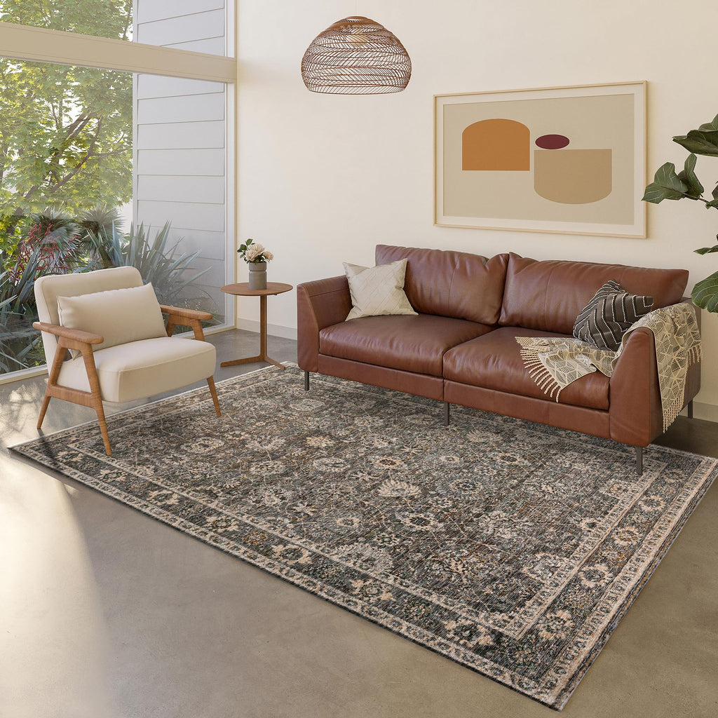 Dalyn Rugs Yarra Ya5 Gray 3' X 5' Rectangle Soft Area Rug, Easy Clean, Non Shedding, Bedroom, Entry, Living Room, Dining Room, K
