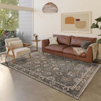 Dalyn Rugs Yarra Ya5 Gray 3' X 5' Rectangle Soft Area Rug, Easy Clean, Non Shedding, Bedroom, Entry, Living Room, Dining Room, K