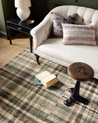Loloi Chris Loves Julia X Humphrey Collection, Forest & Multi 2' X 3'-6'' Rectangle Area Rug - Plaid Accent Rugs For Living Room