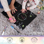 Felt Like Sharing Baby Milestone Chalkboard Sign, Nursery Decor, Baby Message Board - Cute Photo Milestone Board, Baby Growth Ch
