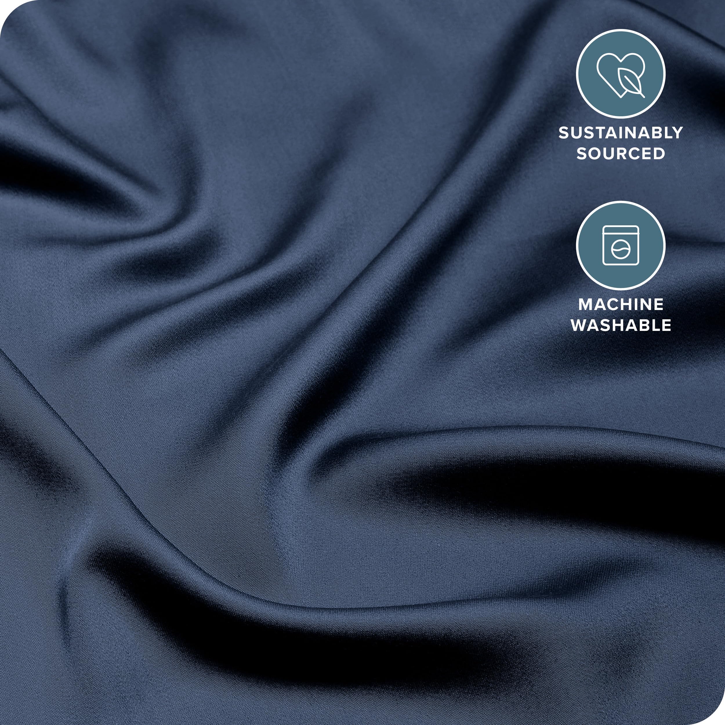 Bare Home 100% Rayon Made From Bamboo Luxury King Sheet Set - 5 Piece Bedding Set - Deep Pockets - Cooling Sheets - Breathable -