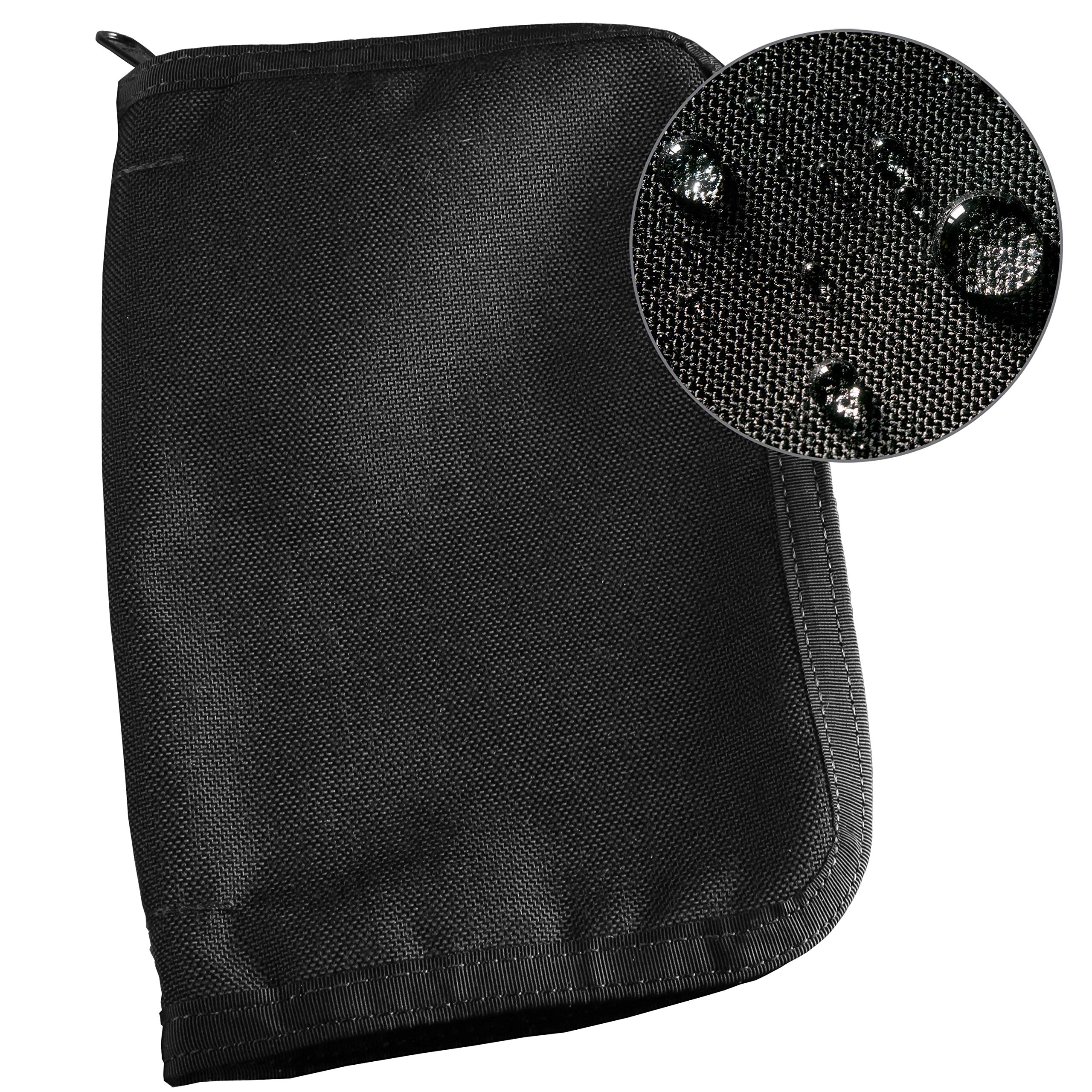Rite In The Rain Weatherproof Cordura Fabric Notebook Cover, 5.5' X 8.5', Black Cover (No. C980B)