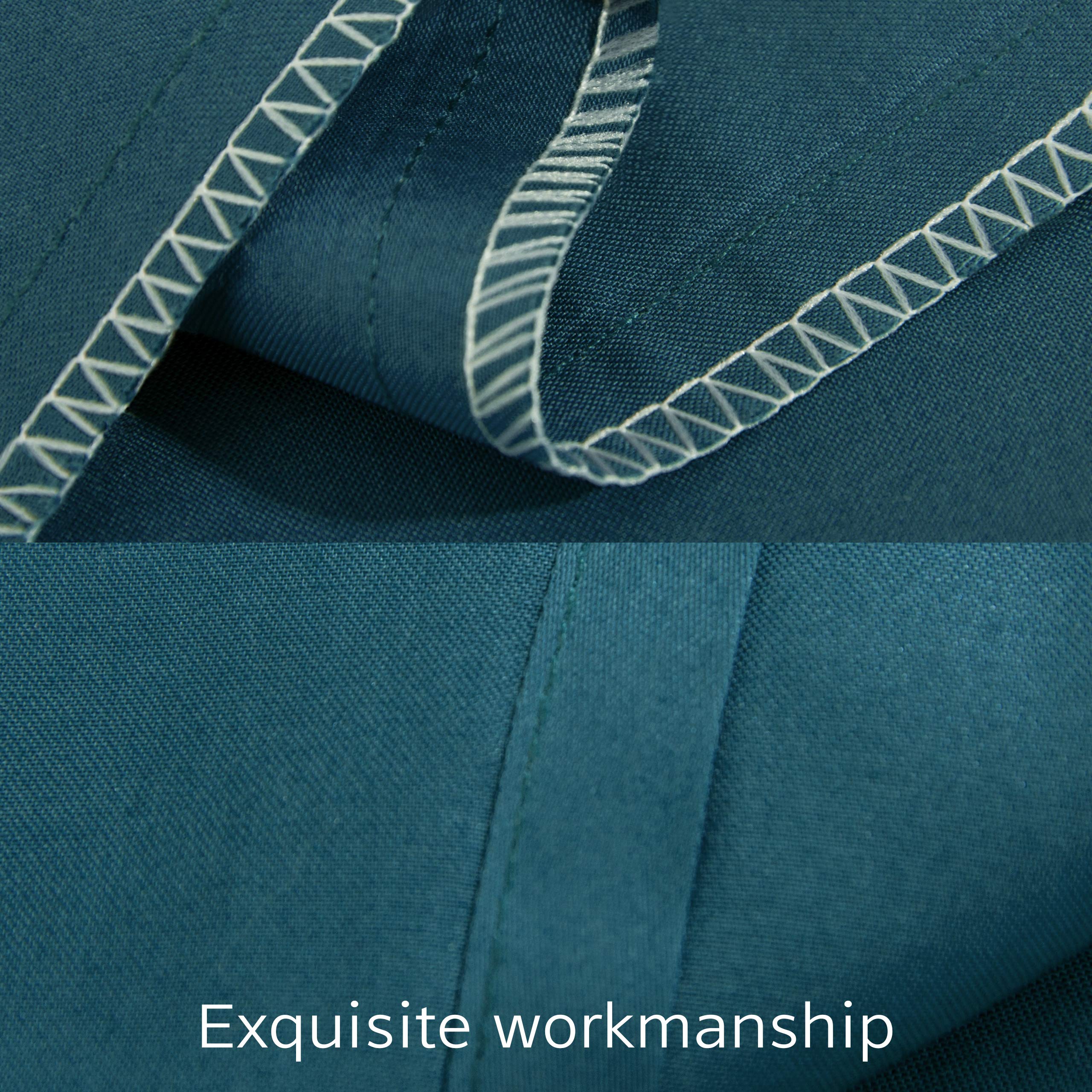 Ntbay 500 Thread Count 100% Egyptian Cotton Queen Pillowcases, Super Soft And Breathable Envelope Closure Pillow Cases, 20X30 Inches, Slate Blue