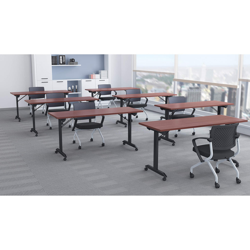 Lorell, LLR60735, Mobile Folding Training Table, 1 Each