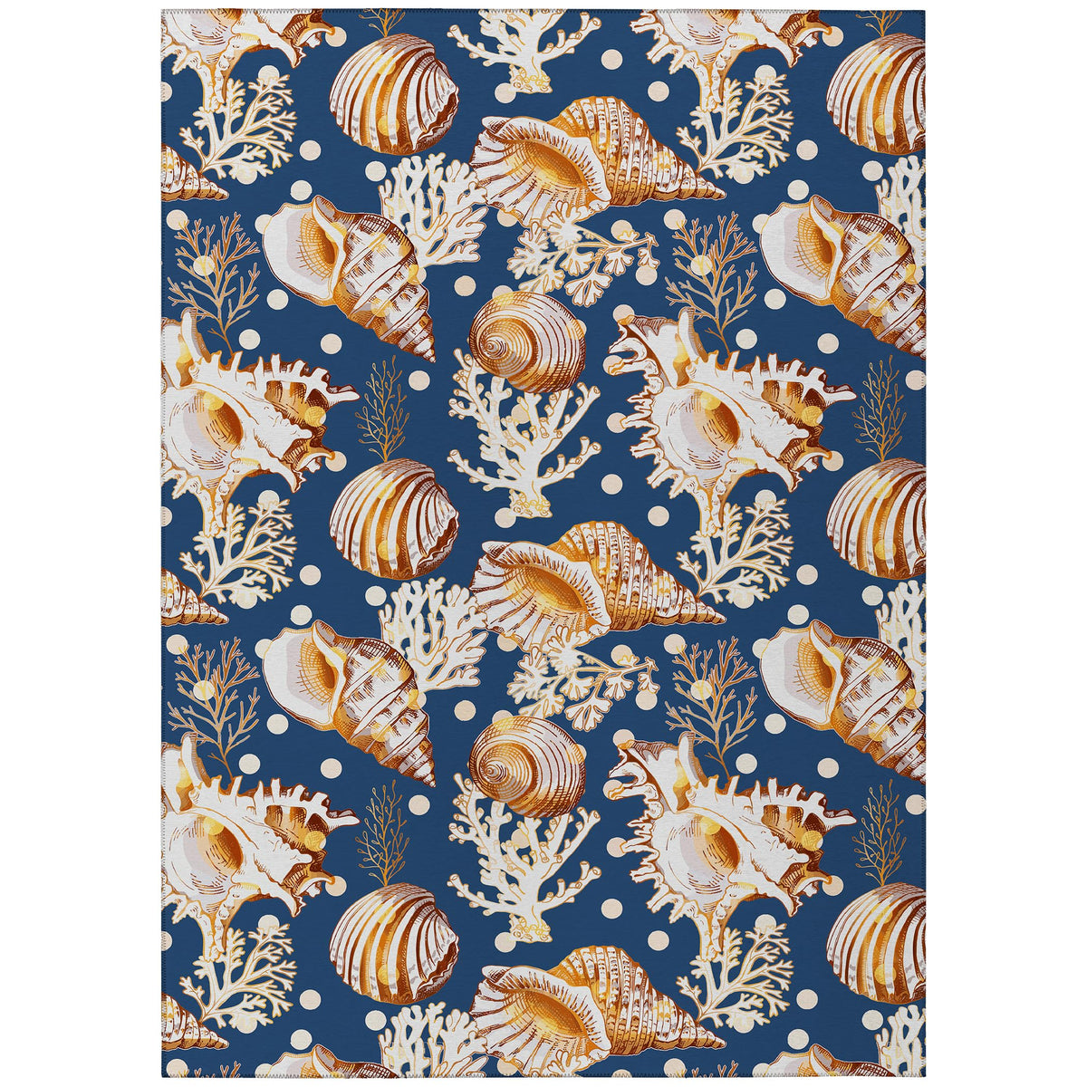 Addison Rugs Surfside Asr36 Blue 8' X 10' Indoor Outdoor Area Rug, Easy Clean, Machine Washable, Non Shedding, Bedroom, Living Room, Dining Room, Kitchen, Patio Rug
