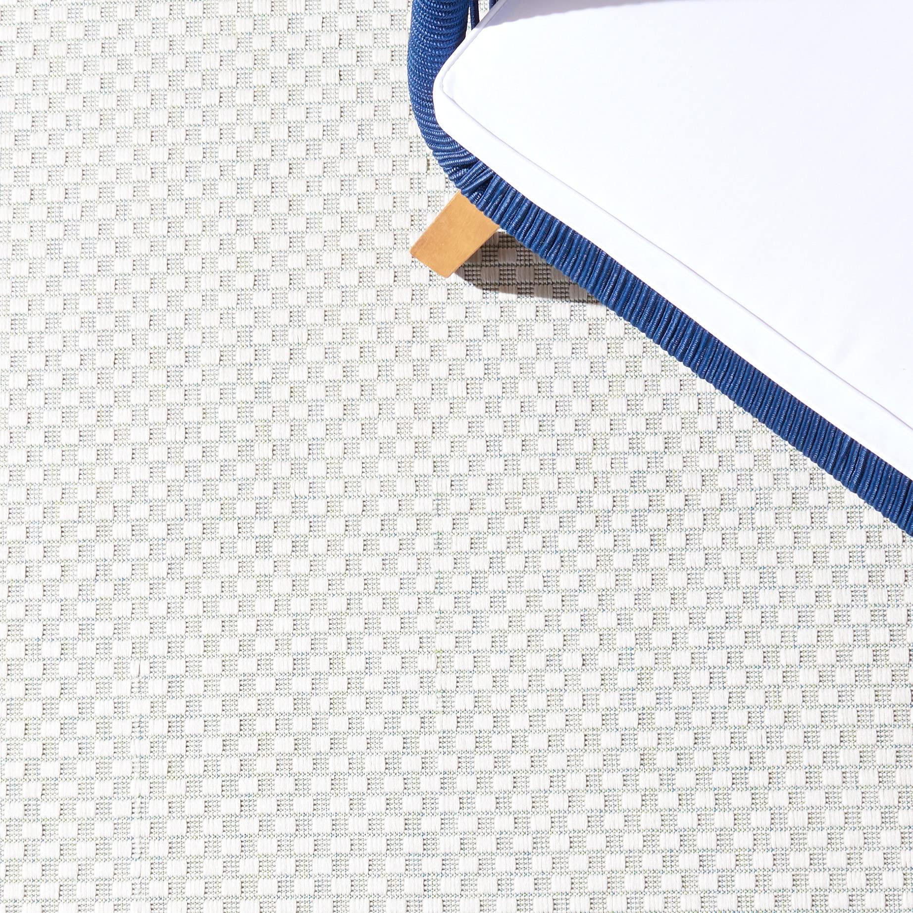 Safavieh Courtyard Collection 6'7' Square Ivory/Green Cy8475 Indoor/ Outside Waterproof Easy Cleansingpatio Backyard Mudroom Ar