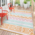 Lahome Outdoor Rug 8X10 Patio Waterproof, Reversible Outdoor Plastic Straw Rug For Camping, Large Rv Outdoor Rugs Outside, Outdo