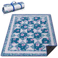 Supfitness Extra Large Picnic Blankets Waterproof Foldable (60'X 80') Beach Blanket Waterproof Sandproof,3-Layer Thicking Mat