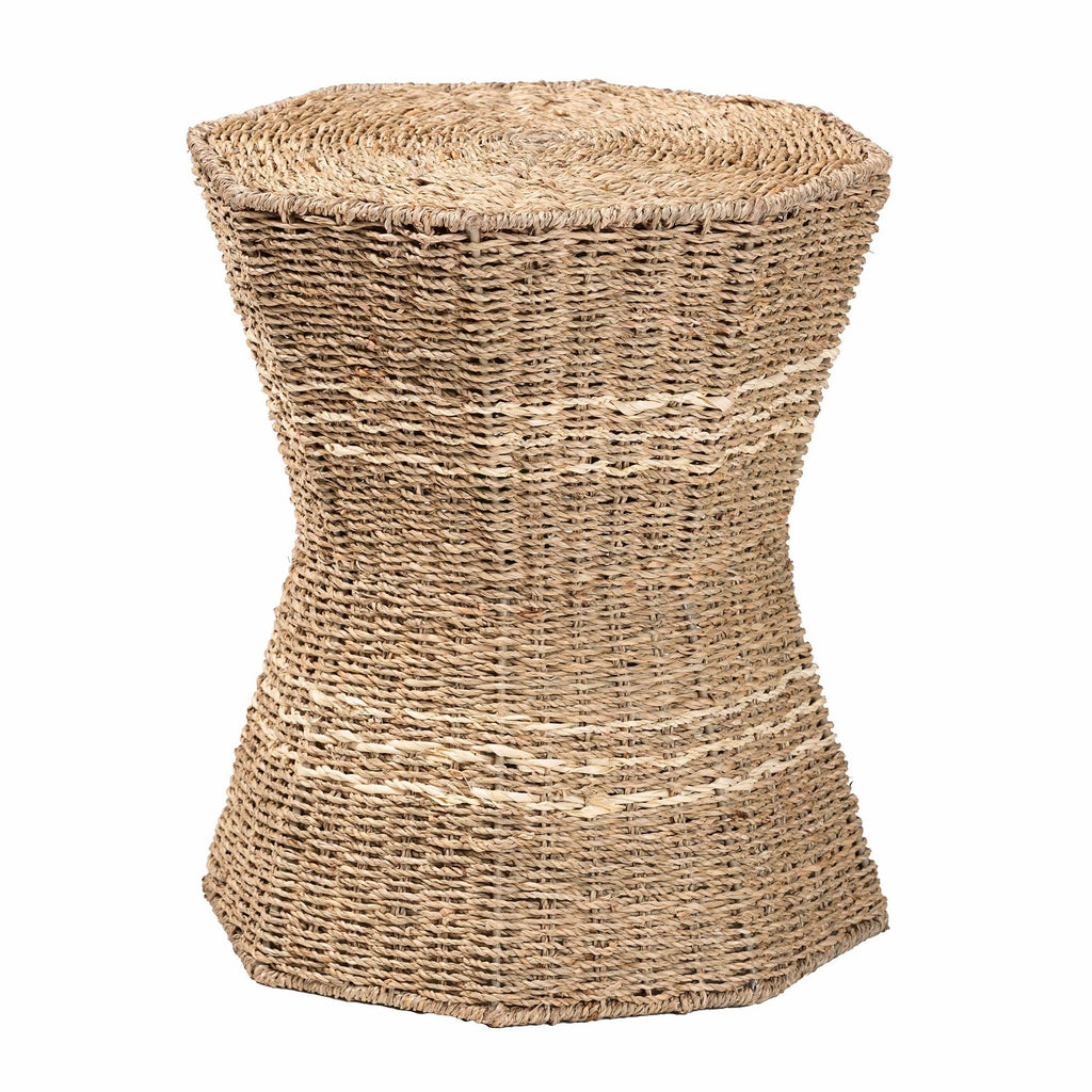bali & pari Idoya Natural Seagrass End Table, One Size