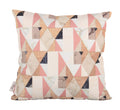 Sivya By Home Printed And Embroidered (Red, Black, Grey And Gold) 16X16 Inch Cushion Cover (40X40 Cm) (Pack Of 1)