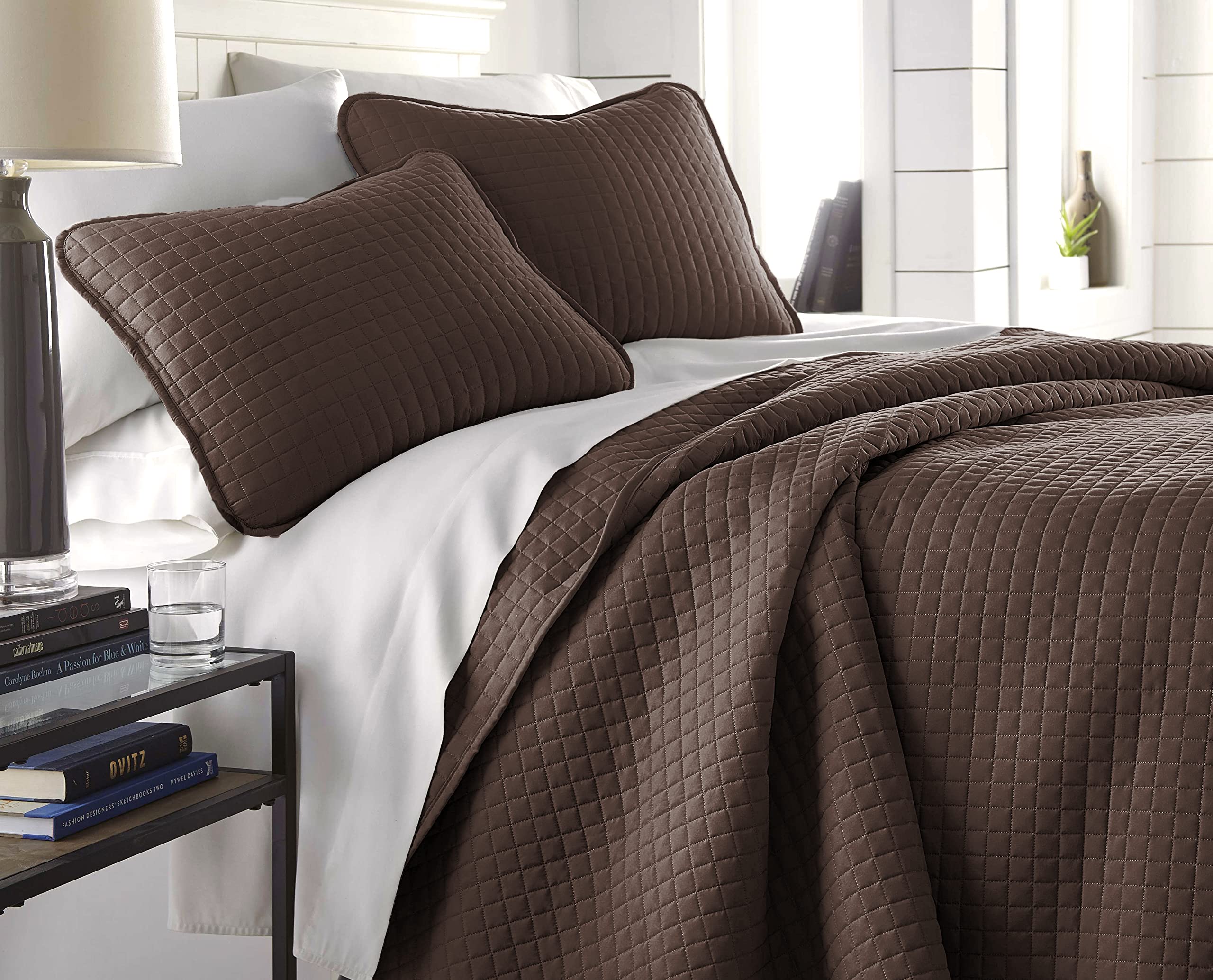 Southshore Fine Living, Inc. Oversized King Quilt Bedding Set, Soft Brushed Microfiber Bedspread, Pet Hair Resistant Bedding, Ca